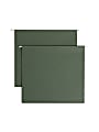 Smead® Hanging Box-Bottom File Folders, 3" Expansion, Letter Size, Standard Green, Box Of 25 1 thumbnail image