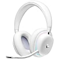 Logitech G735 Gaming Headset - Mini-phone (3.5mm), USB - Wired/Wireless - Bluetooth/RF - 65.6 ft - 38 Ohm - 20 Hz - 20 kHz - On-ear - Ear-cup - Cardioid, Uni-directional Microphone - White Mist