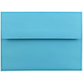 JAM Paper® Booklet Invitation Envelopes, A6, Gummed Seal, 30% Recycled, Blue, Pack Of 25 1 thumbnail image