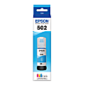 Epson® 502 EcoTank® Cyan Ink Bottle, T502220-S