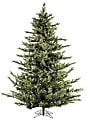 Fraser Hill Farm 7 1/2' Foxtail Pine Artificial Christmas Tree With Multi-Color LED String Lighting And Stand, Green/Black 1 thumbnail image