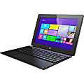 Hipstreet W10 Pro 10DTB37-32GB 10" LCD 2 in 1 Netbook - Intel Atom Z3735F Quad-core (4 Core) 1.80 GHz - 2 GB DDR3L SDRAM - Windows 8.1 - 1280 x 800 - Hybrid - Black 1 thumbnail image