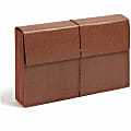 Smead® Leather-Like Partition Wallets, 5 1/4" Expansion, Legal Size, Redrope, Box Of 10 Wallets 1 thumbnail image