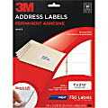 3M™ Address Labels For Inkjet Printers, 3200-A, Rectangle, 1" x 2 5/8", White, Pack Of 750 1 thumbnail image