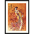 Amanti Art Goddess of Prosperity by Chinese Wood Framed Wall Art Print, 29”H x 21”W, Black