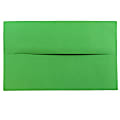 JAM Paper® Booklet Invitation Envelopes, A10, 6" x 9 1/2", 30% Recycled, Green, Pack Of 25