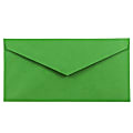 JAM Paper® Booklet Envelopes, #7 3/4 Monarch, Gummed Seal, 30% Recycled, Green, Pack Of 25