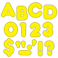 TREND Ready Letters®, Casual Uppercase, 3", Yellow, Pack Of 124