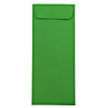 JAM Paper® #10 Policy Envelopes, Gummed Seal, 30% Recycled, Green, Pack Of 25