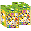 Eureka Theme Stickers, Motivational Cats, 120 Stickers Per Pack, Set Of 12 Packs