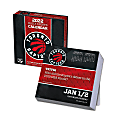 Lang Turner Licensing Boxed Daily Desk Calendar, 5-1/4" x 5-1/4", Toronto Raptors, January To December 2022 1 thumbnail image
