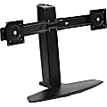 Ergotron Neo-Flex Dual LCD Lift Stand - Up to 24" Screen Support - 34 lb Load Capacity - LCD Display Type Supported - Desktop - Black