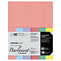 Wausau Astrobrights® Glisten FSC Certified Pearlescent Card Stock, Letter Size Paper, 65 Lb, Assorted Colors, Pack Of 48 1 thumbnail image