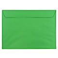 JAM Paper® Booklet Envelopes, 9" x 12", Gummed Seal, 30% Recycled, Green, Pack Of 25 1 thumbnail image