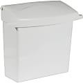 Impact Products Sanitary Napkin Disposal Unit - Rectangular - Corrosion Resistance - 10.6" Height x 8.9" Width x 4.6" Depth - Plastic - White