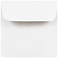 JAM Paper® Square Invitation Envelopes, 2 3/8" x 2 3/8", Gummed Seal, White, Pack Of 25