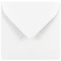 JAM Paper® Square Invitation Envelopes, 3 1/8" x 3 1/8", Gummed Seal, White, Pack Of 25