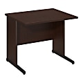 Bush Business Furniture Components Elite C Leg Desk 36"W x 30"D, Mocha Cherry, Standard Delivery