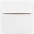 JAM Paper® Square Invitation Envelopes, #5 Gummed Seal, White, Pack Of 25