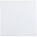 JAM Paper® Square Invitation Envelopes, 5 1/2" x 5 1/2", Gummed Seal, White, Pack Of 25 1 thumbnail image