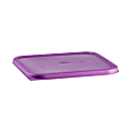 Cambro Allergen-Free CamSquare Cover, 1" x 9" x 8", Purple