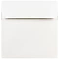 JAM Paper® Square Invitation Envelopes, 8" x 8", Gummed Seal, White, Pack Of 25 1 thumbnail image