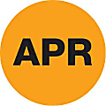 Tape Logic® Orange - "APR" Months of the Year Labels 2", DL6738, Roll of 500 1 thumbnail image