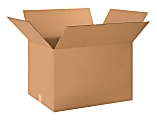 Partners Brand Corrugated Boxes 24" x 17" x 15", Kraft, Bundle of 15