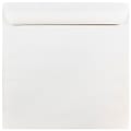 JAM Paper® Square Invitation Envelopes, 10" x 10", Gummed Seal, White, Pack Of 25 1 thumbnail image