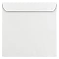 JAM Paper® Square Invitation Envelopes, 11 1/2" x 11 1/2", Gummed Seal, White, Pack Of 25 1 thumbnail image