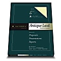 Southworth® Antique Laid Business Paper, 8 1/2" x 11", 24 Lb, Ivory, Pack Of 80 1 thumbnail image