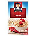 Quaker® Instant Oatmeal, Original, 0.98 Oz, Box Of 12 1 thumbnail image