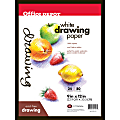 Office Depot® Brand Sketch Pad, 9" x 12", 80 Lb, 24 Sheets