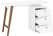 Boahaus Tokyo 48"W Computer Desk, White 1 thumbnail image