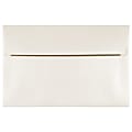 JAM Paper® Booklet Invitation Envelopes, A9, Gummed Seal, Stardream Metallic Opal, Pack Of 25