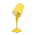 LumiSource Woopsy Lamp, 15 1/2"H, Yellow