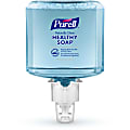 PURELL® Brand Naturally Clean HEALTHY SOAP® Foam ES6 Refill, Fragrance Free, 40.6 Oz Bottle 1 thumbnail image