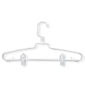 Honey-Can-Do 72-Pack Hotel Style Hangers with Clips and Pegs, 15 3/4"H x 1/2"W x 9"D, White
