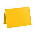 LUX Folded Cards, A2, 4 1/4" x 5 1/2", Sunflower Yellow, Pack Of 1,000
