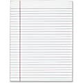 Tops Gum Top Pad - 50 Sheets - Plain - Glue - 8 1/2" x 11" - White Paper - 12 / Pack 1 thumbnail image