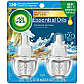 Air Wick® Life Scents™ Scented Oil Warmer Refill, 0.67 Oz, Turquoise Oasis, Pack Of 2