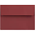 JAM Paper® Booklet Envelopes, #4 Bar (A1), Gummed Seal, Dark Red, Pack Of 25 1 thumbnail image