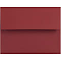 JAM Paper® Booklet Invitation Envelopes, A2, Gummed Seal, Dark Red, Pack Of 25