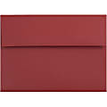 JAM Paper® Booklet Invitation Envelopes, A6, Gummed Seal, Dark Red, Pack Of 25
