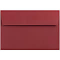 JAM Paper® Booklet Invitation Envelopes, A9, Gummed Seal, Dark Red, Pack Of 25 1 thumbnail image