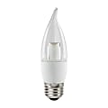 Euri BA11 Clear Candle LED Bulbs, Dimmable, 215 Lumens, 5 Watt, 3000K/Warm White, Pack Of 12 Bulbs