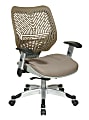 Office Star™ REVV Series SpaceFlex® High-Back Chair, Latte/Platinum 1 thumbnail image