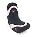 LumiSource Boom Chair, Moto, 30"H x 16"W x 31"D, Black/Red/White 1 thumbnail image