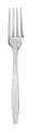 Solo Cup Bulk Guildware Extra Heavy Weight Forks - 1 Piece(s) - 1000/Carton - 1 x Fork - Textured - Polystyrene, Plastic - Clear 1 thumbnail image