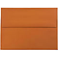 JAM Paper® Booklet Invitation Envelopes, A6, Gummed Seal, Dark Orange, Pack Of 25